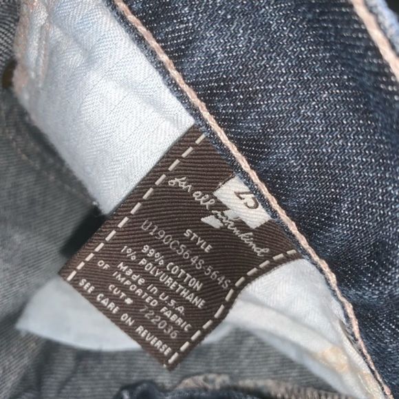 7 for all mankind straight leg rhinestone pocket jeans size25 - Picture 4 of 4